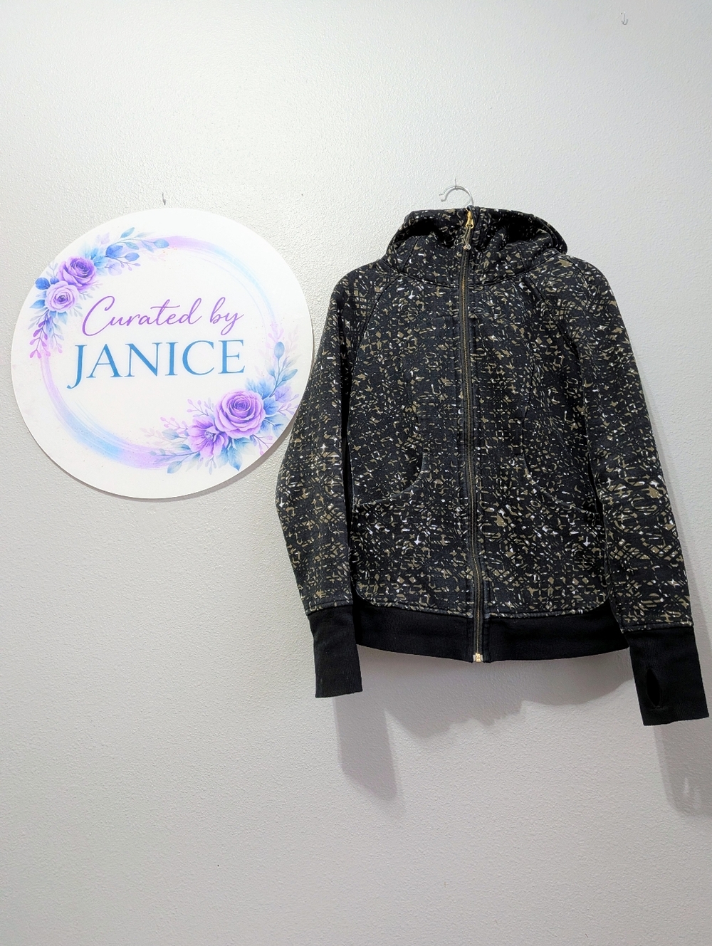 Lululemon | Scuba Hoodie II | 6 Rare Speckled Confetti | Black/Green/White